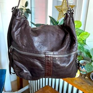 Large Lumina Brown City Safari Bag
